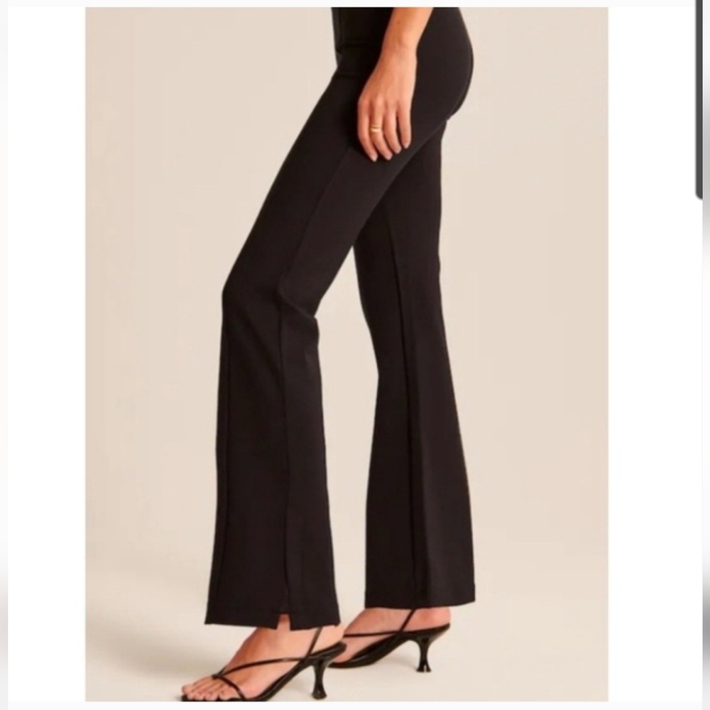 Abercrombie & Fitch Split Hem Flare Pants